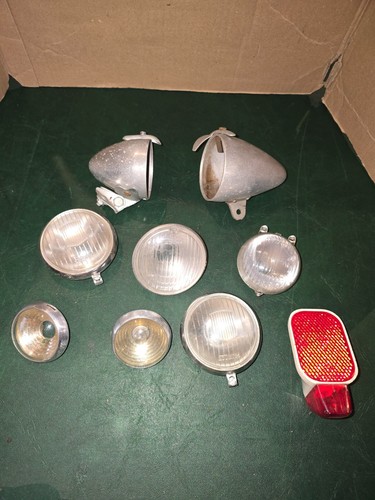 Lot ancien phare velo - phare,