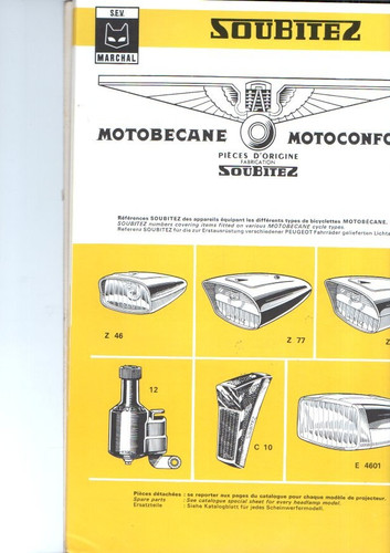 Ancien catalogue cycles - ancien,